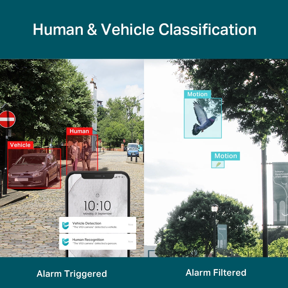 TP-Link VIGI C540-4G Outdoor 4MP Full-color Pan-Tilt Network Camera