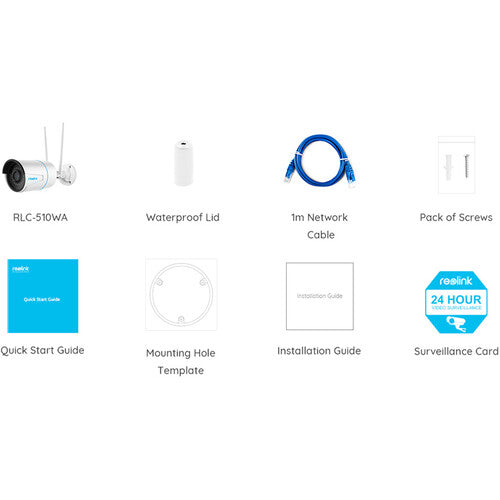 REOLINK RLC-510WA 5MP  OUTDOOR SECURITY CAMERA