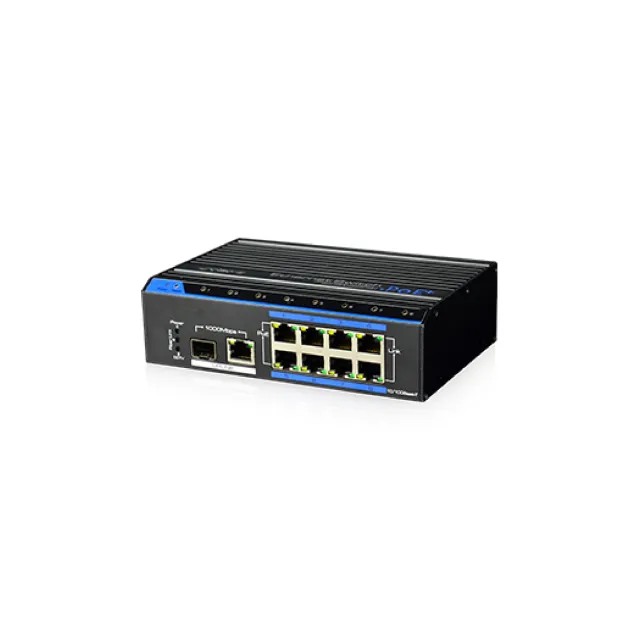 Industrial 8 Ports PoE Fast Ethernet Switch (UTEPO) | UTP7208E-POE-A1