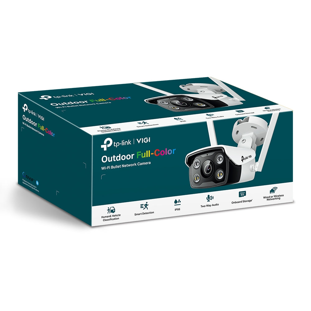 VIGI 4MP Outdoor Full-Color Wi-Fi Bullet Network Camera