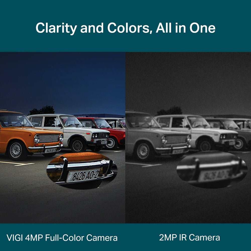 VIGI 4MP Outdoor Full-Color Wi-Fi Bullet Network Camera