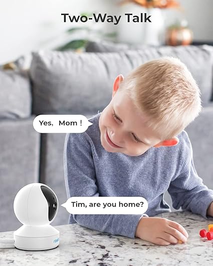 REOLINK Indoor Security Camera, 2.4/5 GHz Wi-Fi, E1 Pro 4MP HD Plug-in Pet Camera, 360 Degree Baby/Pet Monitor with Auto Tracking, Person/Pet Detection, Night Vision, 2-way Audio, Local Storage Visit the REOLINK Store====