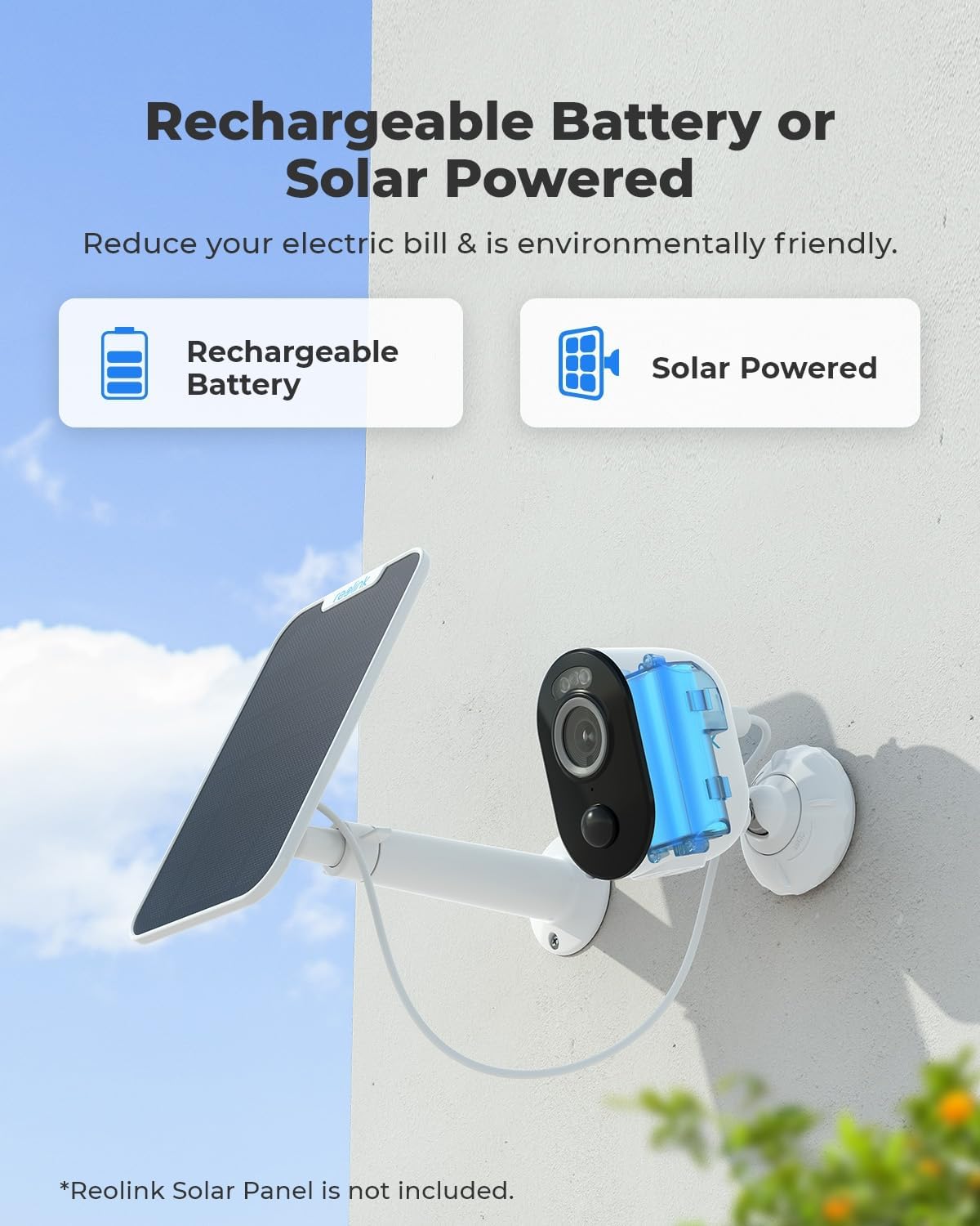 REOLINK  Argus 3 Pro Indoor Outdoor Wireless 4K Security Camera