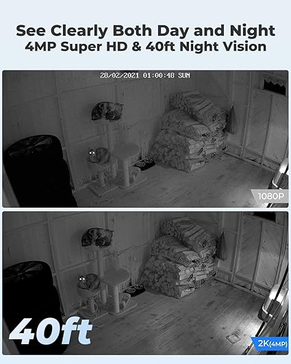 REOLINK Indoor Security Camera, 2.4/5 GHz Wi-Fi, E1 Pro 4MP HD Plug-in Pet Camera, 360 Degree Baby/Pet Monitor with Auto Tracking, Person/Pet Detection, Night Vision, 2-way Audio, Local Storage Visit the REOLINK Store====