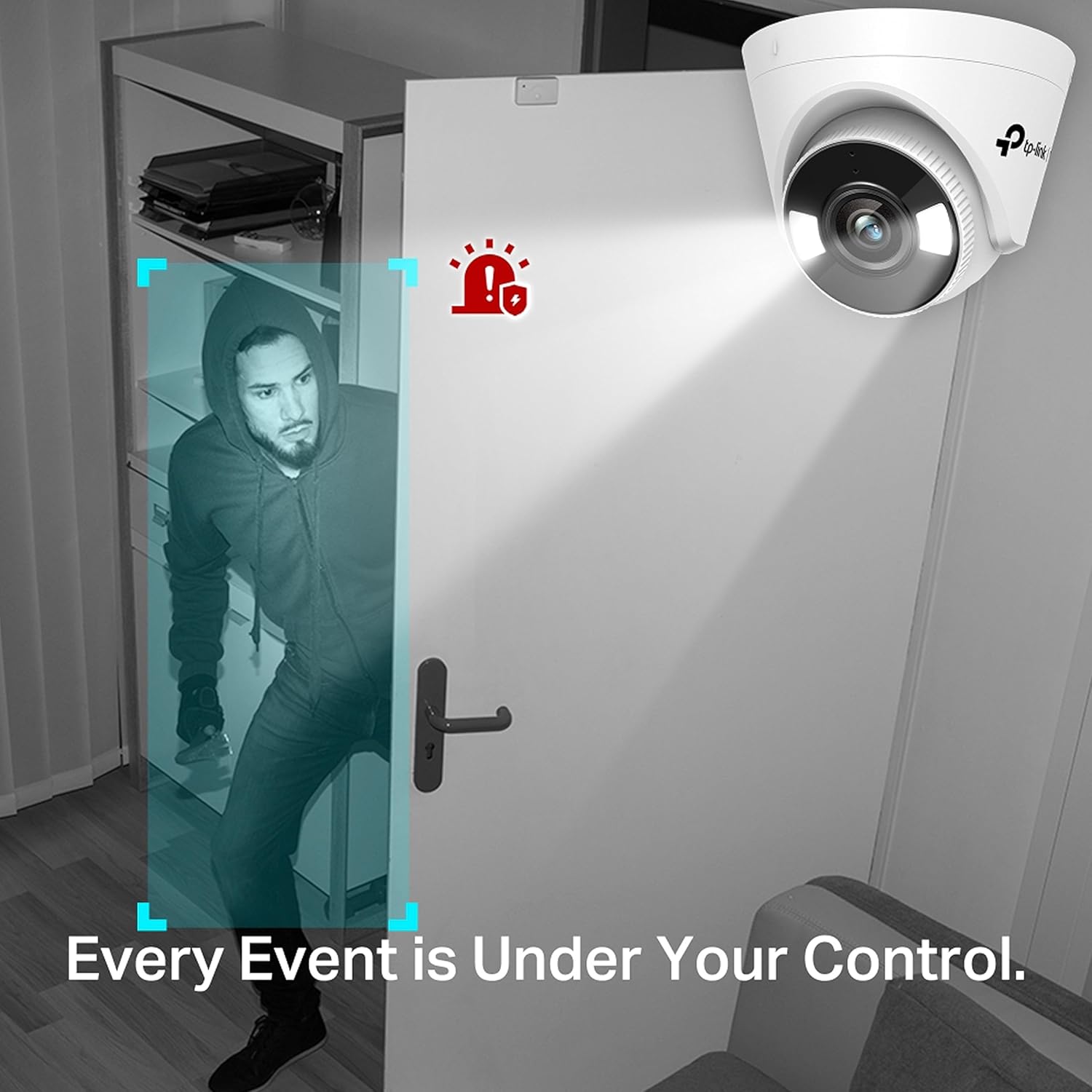 TP-LINK VIGI 4MP Full-Color Turret Network Camera - 2.8mm