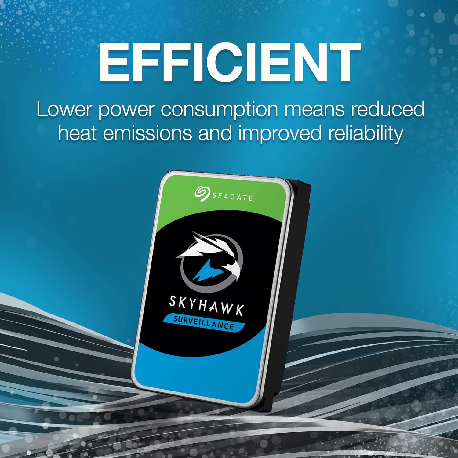 Seagate Skyhawk 4TB Video Internal Hard Drive HDD – 3.5 Inch SATA 6Gb/s 64MB  (ST4000VXZ16/016)