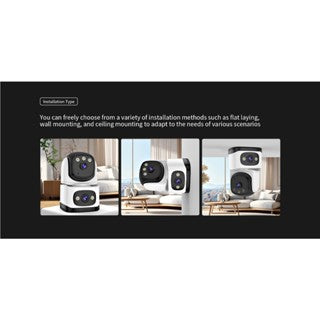 Starcam Smart camera HD Full Color Dual Lens PT Camera CS995DR | StarCam CS995DR StarCam dual-lens
