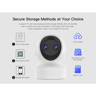 3MP Dual Lens IP camera CCTV PTZ WiFi Security Camera Auto Tracking IP Surveillance camera | CS49D