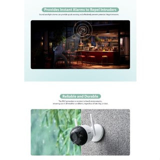 DAHUA │ DH-F2C-PV │ DH-F4C-PV │ F2C-PV 2MP & 4MP Active Deterrence Network Camera │ Smart Dual Light