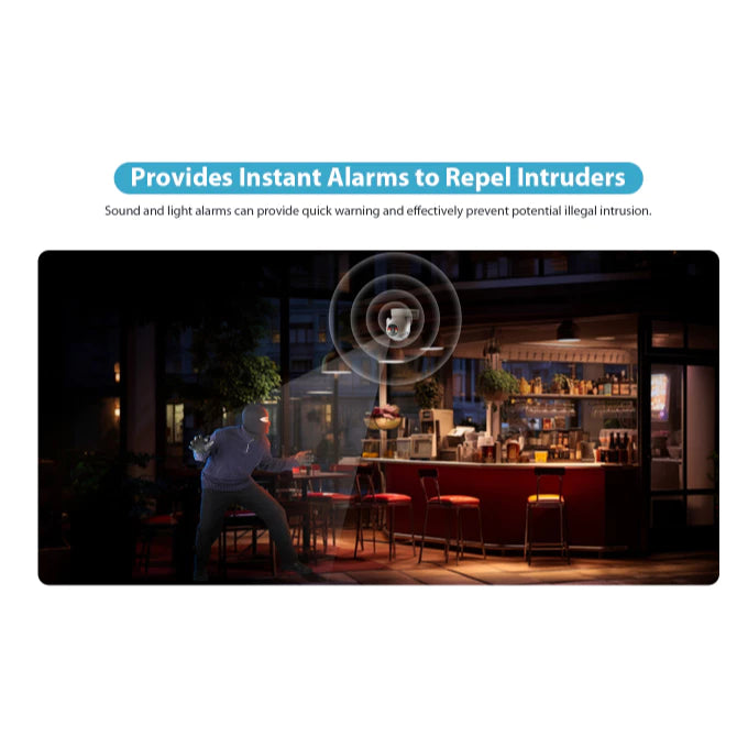 Dahua | 3MP Outdoor Fixed-focal Wi-Fi Pan & Tilt Network Camera DH-P3B-PV | P3B-PV smart camera