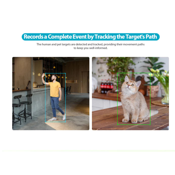 DAHUA | DH-H3B-H5B 3MP & 5MP Indoor Fixed-focal WiFi Pan & Tilt Network Camera │Human & Pet Detection │Sound alarm │Night vision